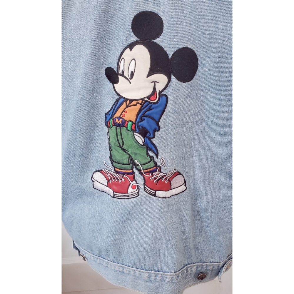 RARE Vintage Mickey Denim Jacket - Picture 6 of 9